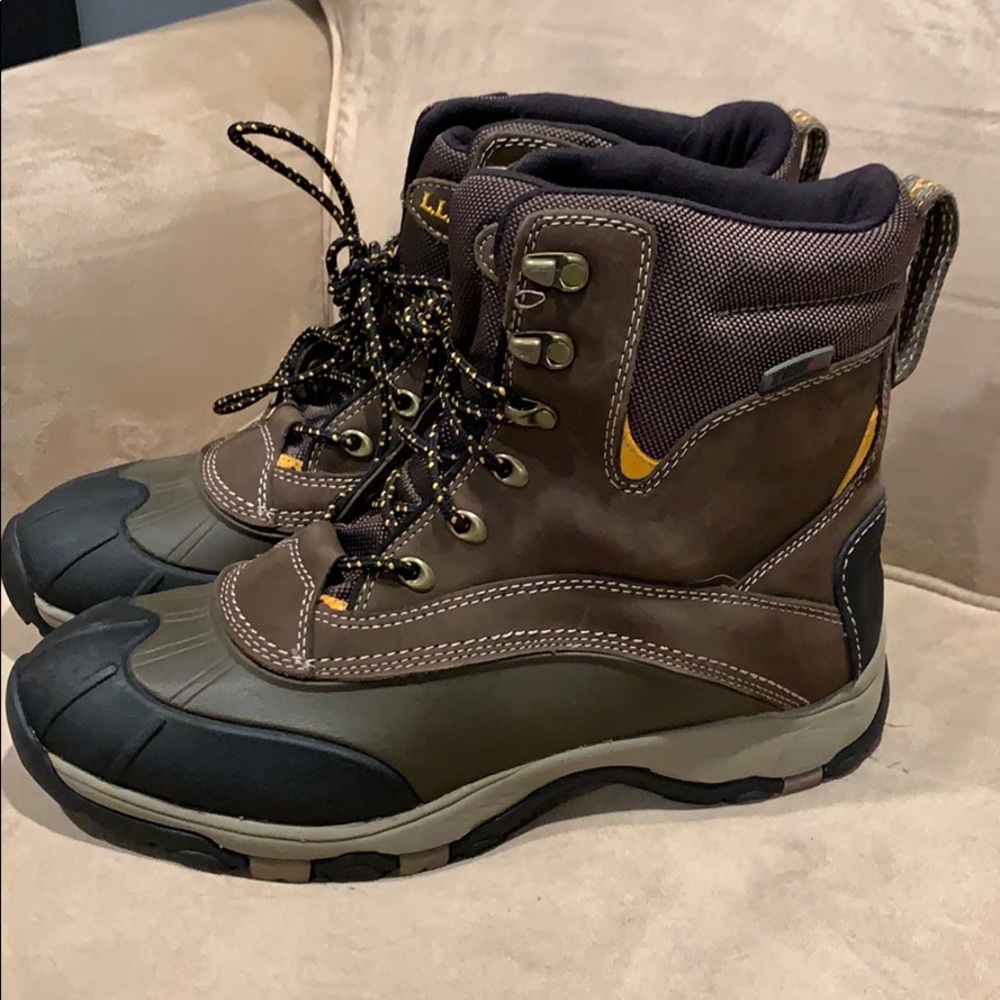 L.L.Bean waterproof men’s boots 9.5